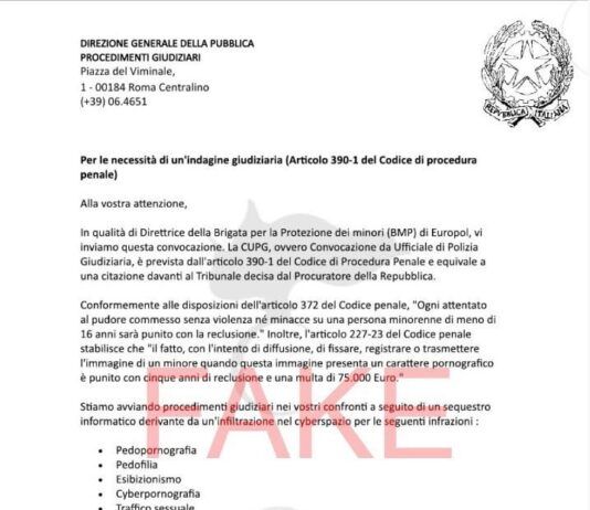 Attenzione alle truffe online: nuovo falso avviso a nome della Polizia di Stato