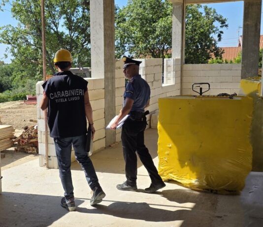 Lavoro nero e gravi violazioni sulla sicurezza: sospeso cantiere edile, maxi sanzioni da oltre 25mila euro
