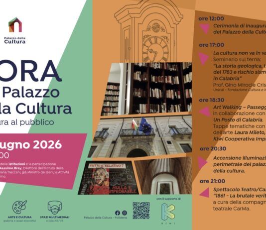 Polistena inaugura il Palazzo della Cultura: il 13 giugno 2026
