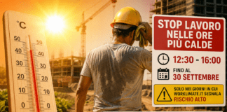 Caldo estremo, la Fillea Cgil denuncia violazioni nei cantieri: “Lavoratori esposti a rischi gravissimi