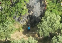 Sorpreso mentre appicca un incendio: grazie ai droni denunciato il responsabile