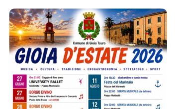 Gioia Tauro accende l’estate: Fedez superstar del cartellone “Gioia d’Estate 2026”