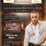 Rosarno, stasera il gran finale della Festa Patronale di San Giovanni Battista con Samurai Jay in Piazza Duomo