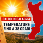 Caldo in Calabria, temperature fino a 38 gradi