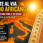 Estate al via con caldo africano: temperature fino a 39 gradi e valori record in tutta Italia