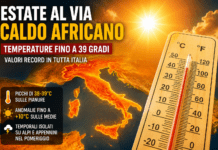 Estate al via con caldo africano: temperature fino a 39 gradi e valori record in tutta Italia