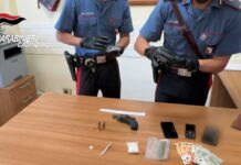 Trovato in possesso di una pistola e droga – arrestato 24enne