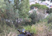 Uomo disperso ritrovato dai Vigili del Fuoco lungo una scarpata: ferito ma cosciente