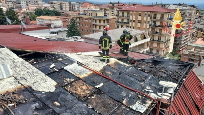 incendio tetto