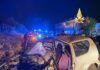 Grave incidente nella notte – 3 auto coinvolte: 5 feriti, uno in gravi condizioni