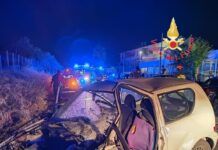 Grave incidente nella notte – 3 auto coinvolte: 5 feriti, uno in gravi condizioni