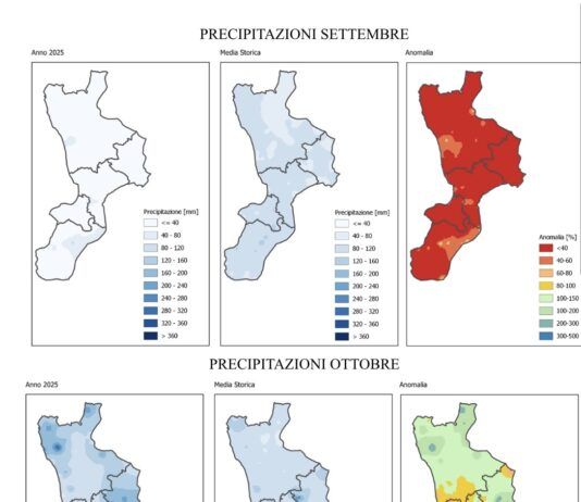 Rapporto SNPA Clima 2025: Italia ancora più calda, in Calabria l’autunno conferma la pressione sulla risorsa idrica