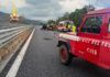 Incidente sull’A2, quattro feriti: tre chilometri di coda