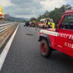 Incidente sull’A2, quattro feriti: tre chilometri di coda