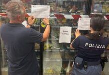 Sospesa un’attività commerciale e sequestrati oltre 100 chili di alimenti