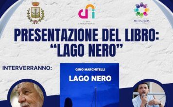 Cinquefrondi – Cultura e Memoria: il 24 settembre la presentazione del romanzo noir “Lago Nero” di Gino Marchitelli
