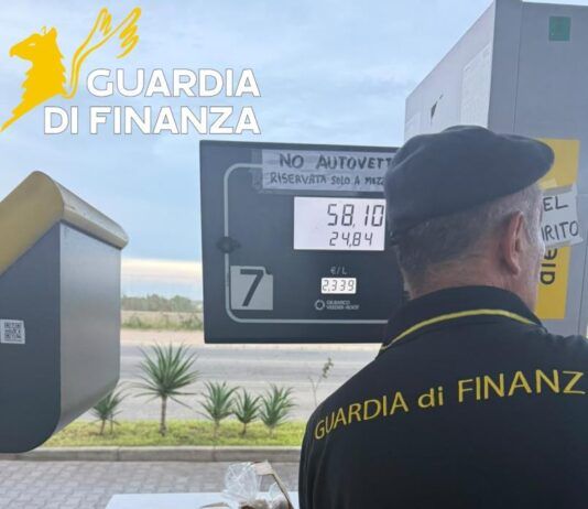 Calabria, gasolio contaminato dall’acqua: sequestrate due cisterne e 8 colonnine, denunciato il gestore