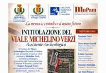 Rosarno intitola il viale del Museo Archeologico di Medma a Michelino Verzì