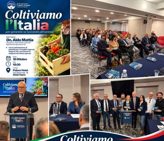 “Coltiviamo l’Italia”, a Gioia Tauro il confronto sull’agricoltura e la sovranità alimentare con Aldo Mattia