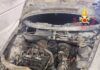 Auto in fiamme sulla SS 280, strada chiusa al traffico: nessun ferito