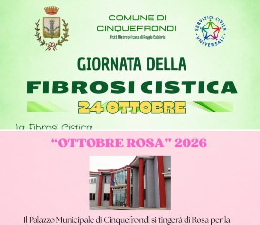 Cinquefrondi si tinge di verde e di rosa: due giornate per la salute, la prevenzione e la solidarietà