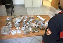 Garage trasformato in deposito droga: arrestato 40enne