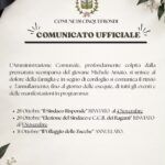Cinquefrondi, lutto cittadino e rinvio degli eventi per la scomparsa del giovane Michele Amato