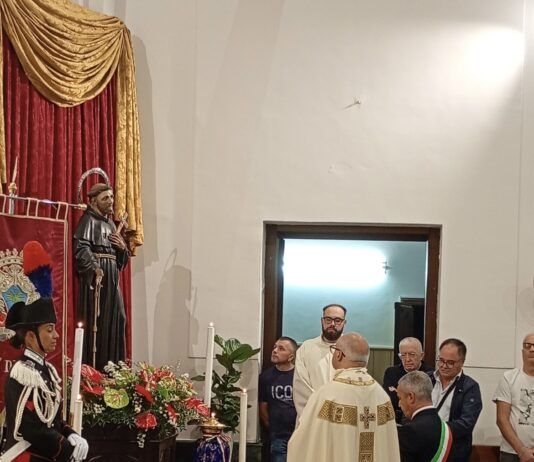 Palmi celebra San Francesco a 800 anni dalla morte, accesa la lampada votiva