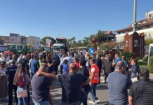Caro carburante, la protesta prosegue: cinquanta trattori e oltre 200 agricoltori in piazza