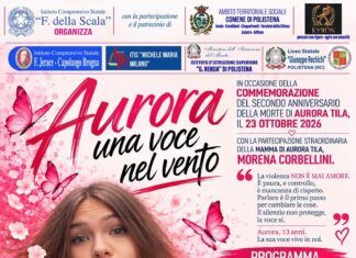 Manifestazione il 23 ottobre a Polistena: “Aurora, una voce nel vento”: a Polistena la memoria diventa impegno educativo contro il femminicidio