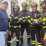 Vigili del Fuoco mettono in salvo quattro gattini bloccati in un sottoscala